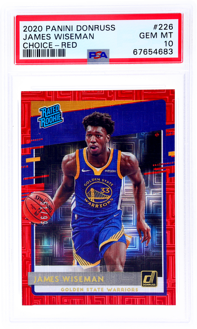 2020 Panini Donruss Choice James Wiseman #226 /99 PSA 10 RC