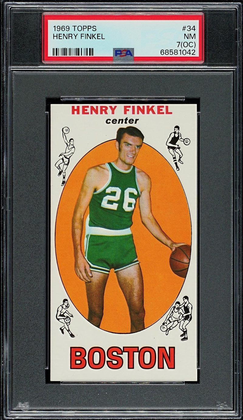 1969 Topps Henry Finkel #34 PSA 7