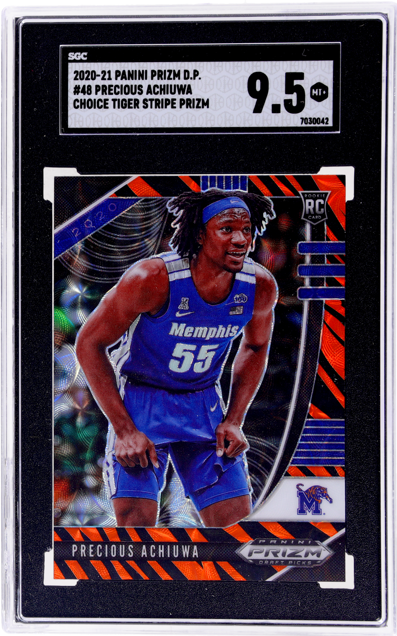 2020 Panini Prizm DP Tiger Stripe Precious Achiuwa #48 SGC 9.5 RC