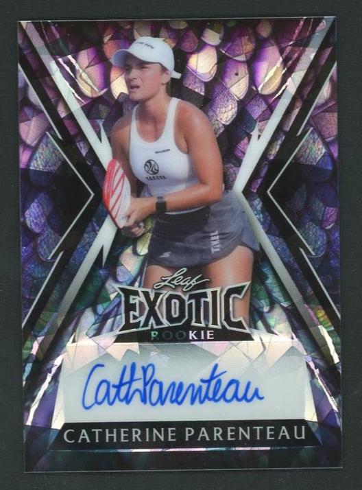 2021 Leaf Exotic BA-CPI Catherine Parenteau Rookie Auto