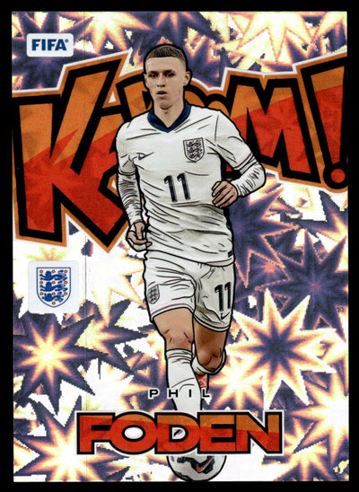 2024 Panini Donruss 15 Phil Foden Kaboom! England