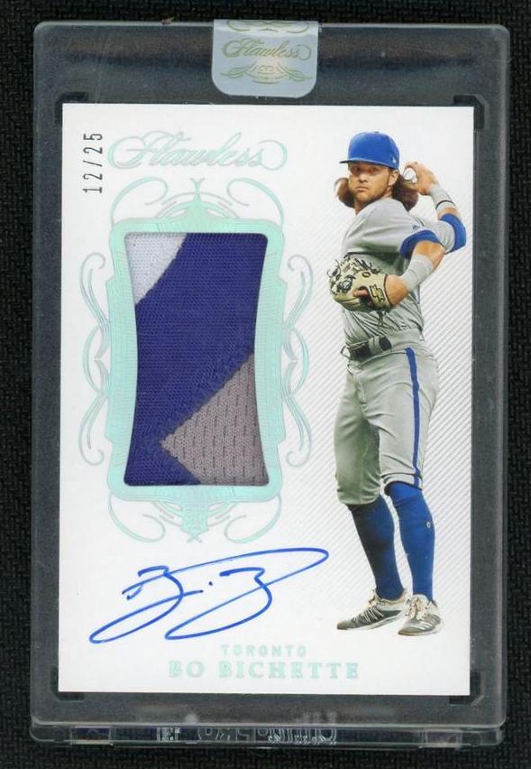 2020 Panini Flawless Bo Bichette /25 Toronto Auto