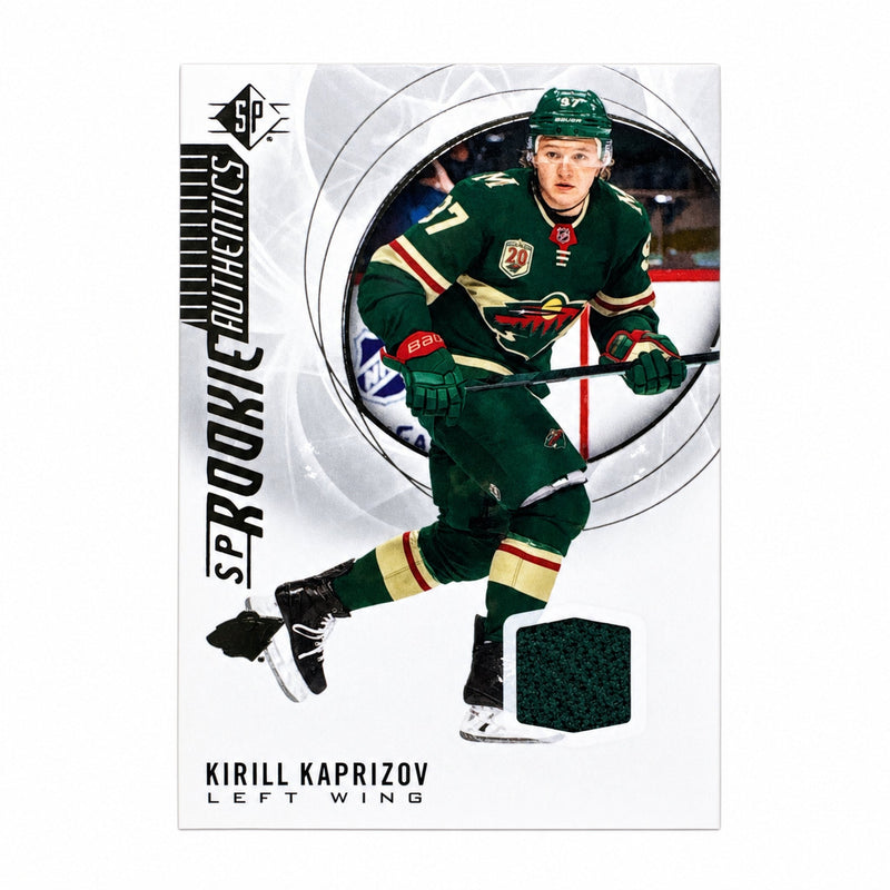 2020 Upper Deck Kirill Kaprizov #129 Jersey Patch Rookie RC