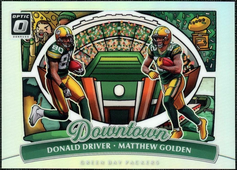 2025 Donruss Optic 8 Donal Driver Matthew Golden Downtown