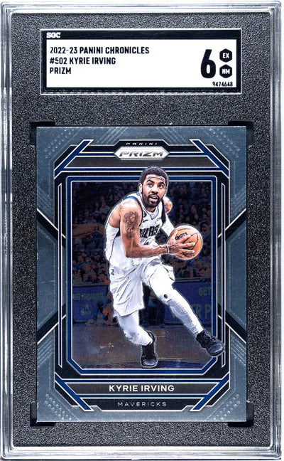 2022 Panini Chronicles Prizm Kyrie Irving #502 SGC 6