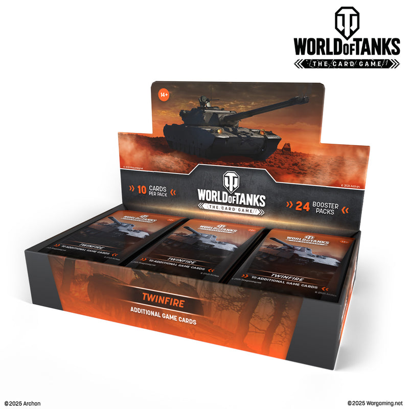 World of Tanks Strategy Card Game: Twinfire Booster Display