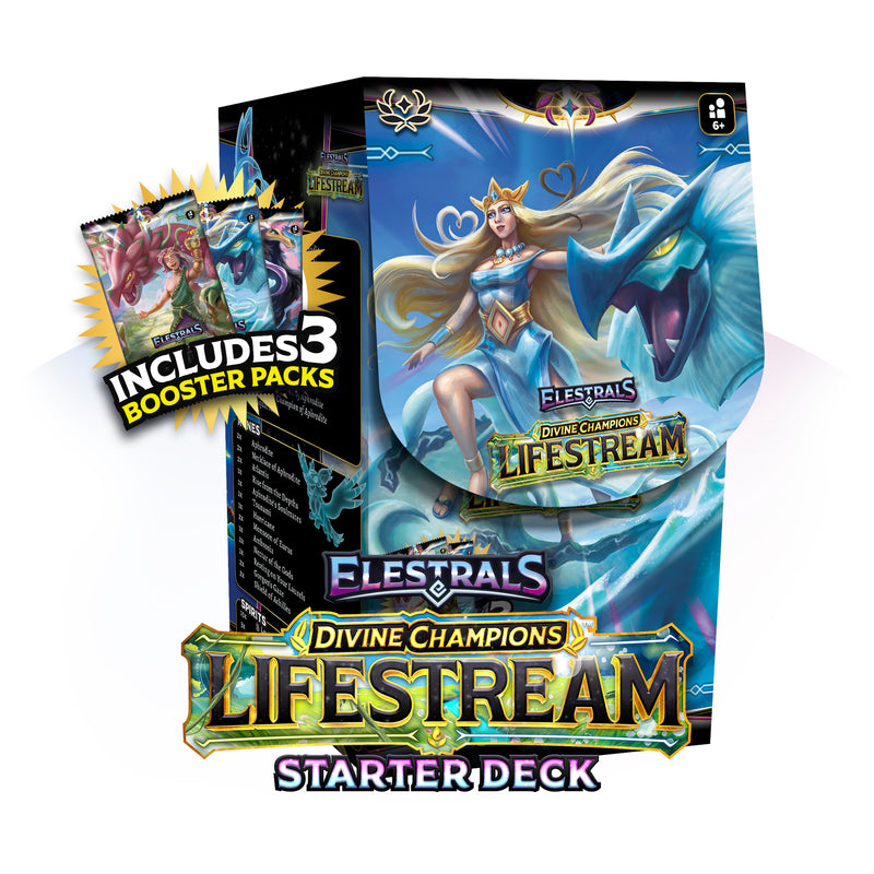 Elestrals TCG: Divine Champions Lifestream - Aphrodite Starter Deck Display