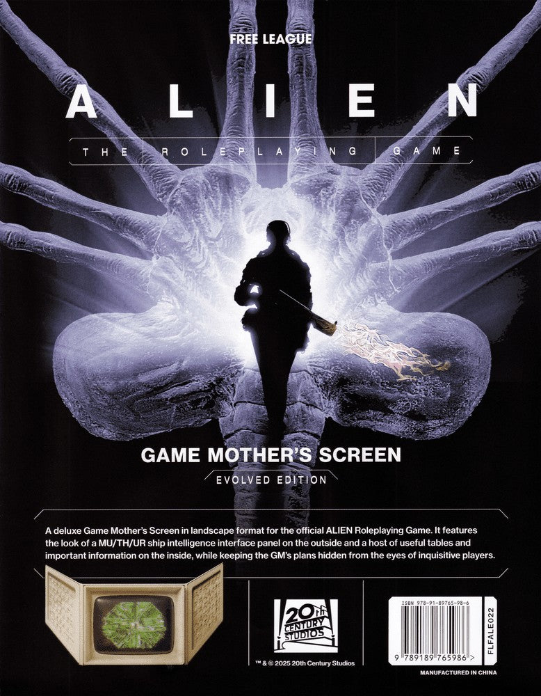 ALIEN RPG: Evolved Edition - Game Mother's Screen