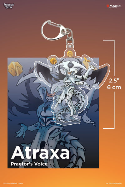 Gatherers' Tavern: Magic the Gathering - Atraxa, Praetor's Voice Keychain