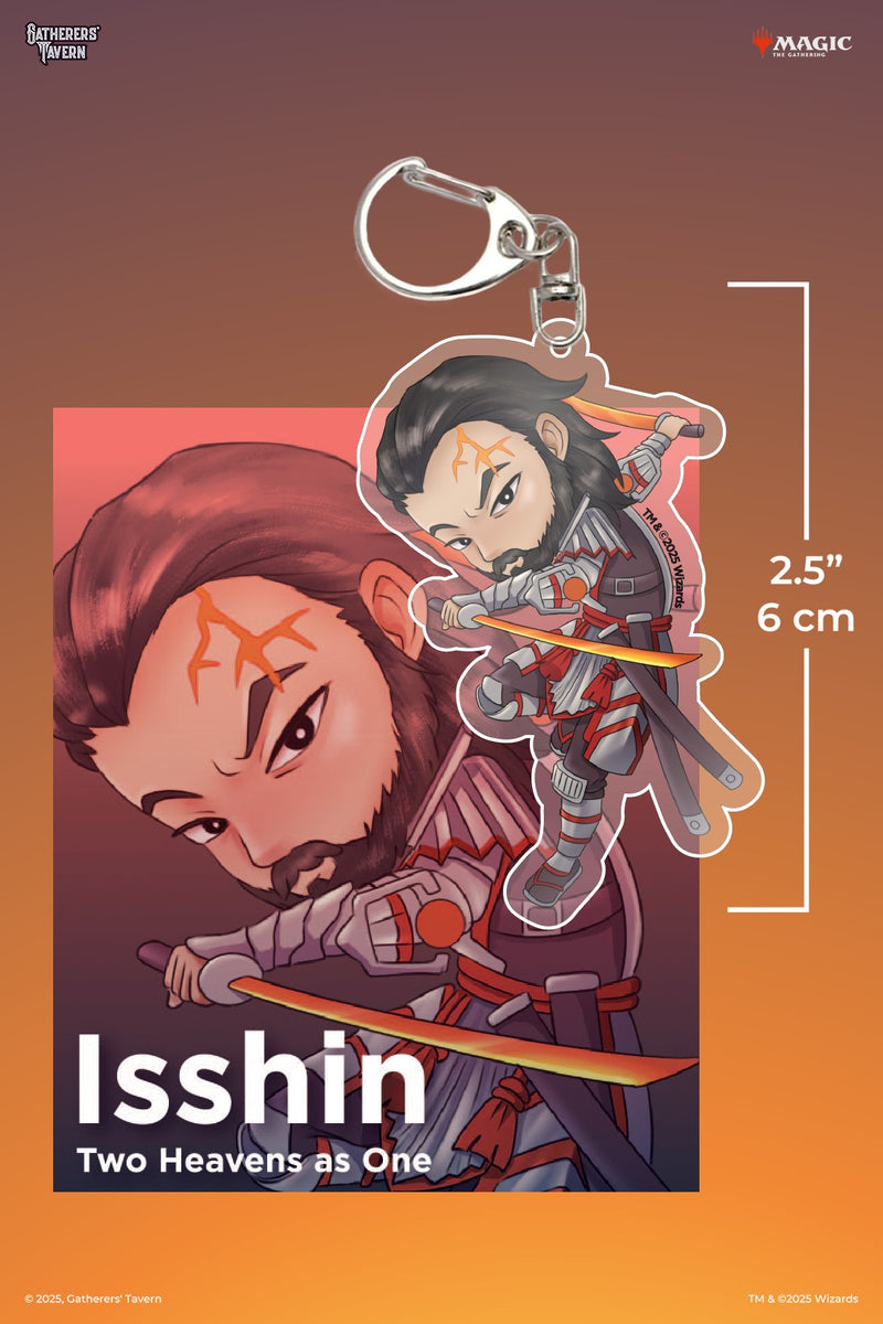 Gatherers' Tavern: Magic the Gathering - Isshin, Two Heavens As One Keychain