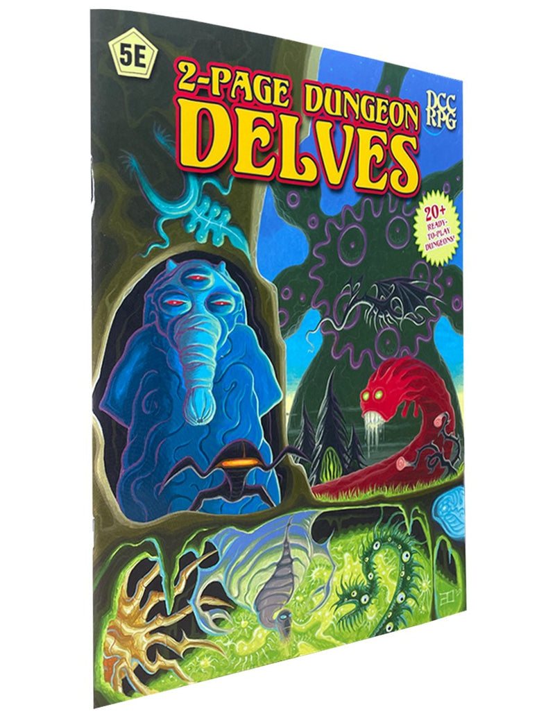 Goodman Games: 2-Page Dungeon Delves (DCC and 5E Fantasy)