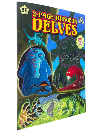 Goodman Games: 2-Page Dungeon Delves (DCC and 5E Fantasy)