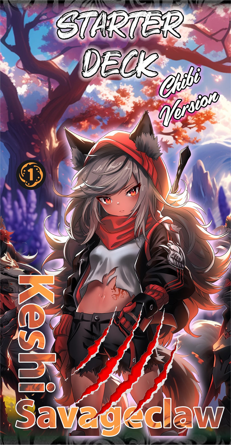 Soul Masters: Starter Deck - Keshi Savageclaw Chibi Style (1st Edition)