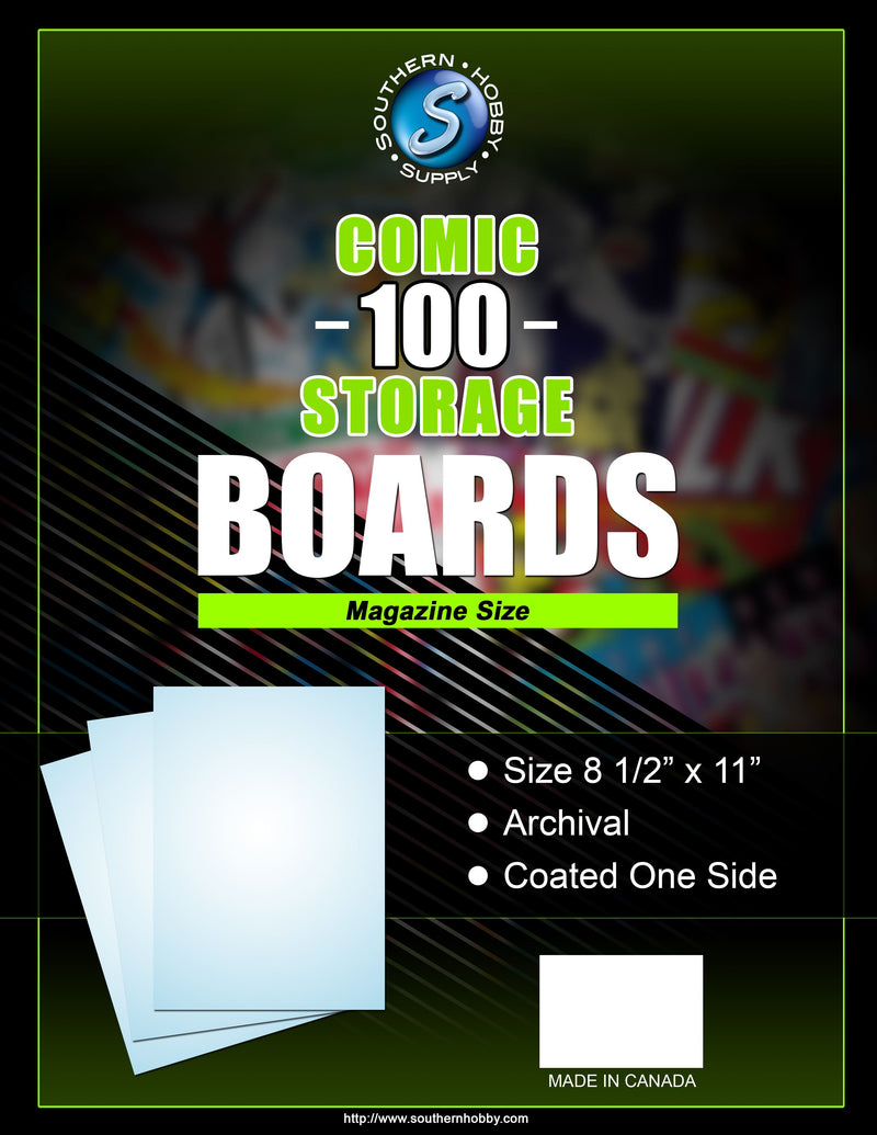 Backing Boards Magazine 100-Count Packaged