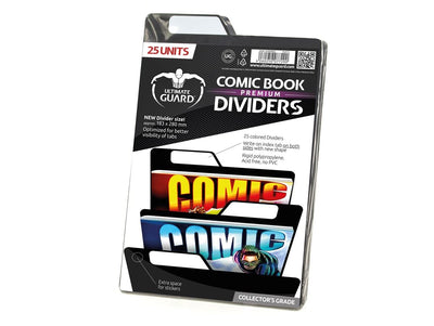Ultimate Guard Premium Comic Book Dividers Black (25)