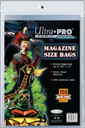 Ultra Pro Comic: Bags - Magazine 100CT