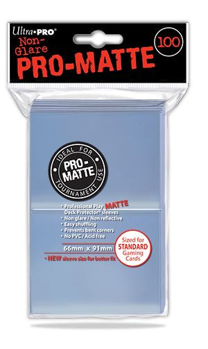 Ultra Pro Sleeves: Standard Pro-Matte - Clear 100CT