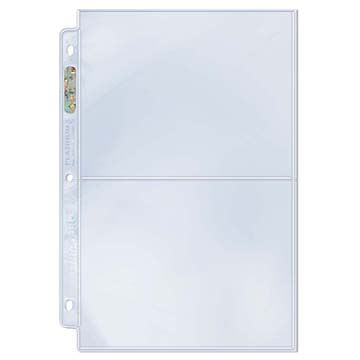 Ultra Pro: 2-Pocket 5 x 7-Inch Platinum Pages 100CT