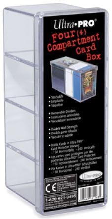 Ultra Pro: 4-Compartment Card Box