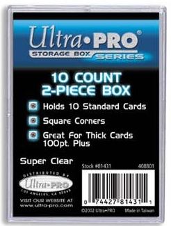 Ultra Pro: 2-Piece Storage Box 10CT
