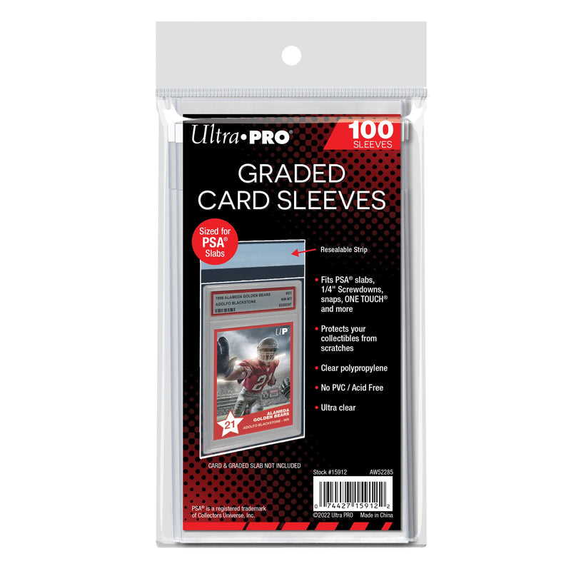 Ultra Pro Resealable Graded Card Sleeves for PSA