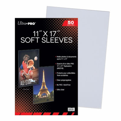 Ultra Pro: 11 x 17-inch Soft Sleeves 50CT