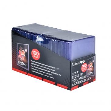 Ultra Pro: Standard 3 x 4-Inch Top Loader & 100CT Soft Sleeves Combo