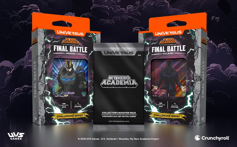 UniVersus: Challenger Series - My Hero Academia Final Battle Deck Display (Assorted)