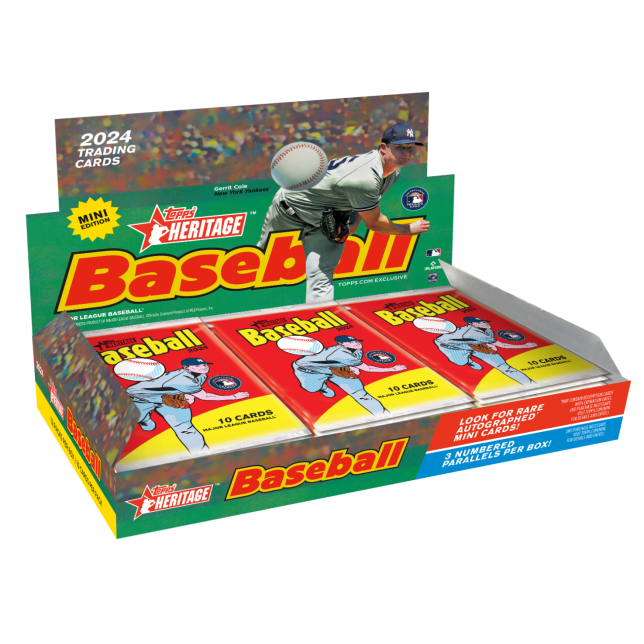 2024 Topps Heritage Baseball Mini Box