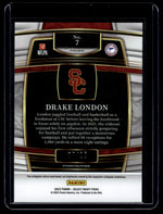 2022 Panini Select Draft Picks Gold Prizm Drake London #7 RC Concourse /10