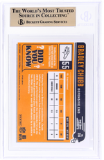 2018 Panini Classics Blue Bradley Chubb #314 RC BGS 9.5