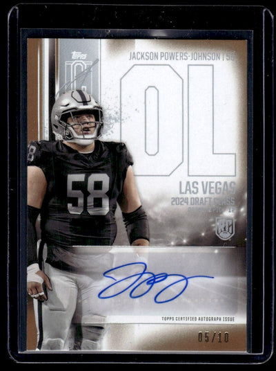 2024 Topps Signature Draft Class Jackson Powers-Johnson Auto Variation /10