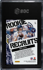 2023 Donruss Optic Rookie Recruits Will Levis #19 RC SGC 9.5