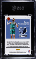 2019 Encased #LM-JVA Jonas Valanciunas Label Materials /199 SGC 8.5