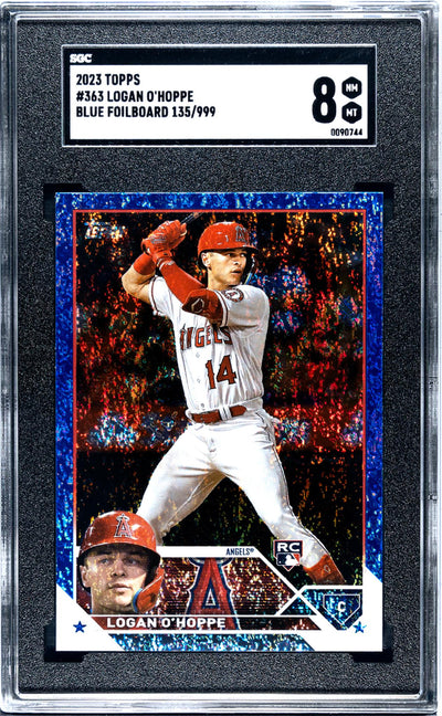 2023 Topps #363 Logan O'Hoppe /999 SGC 8