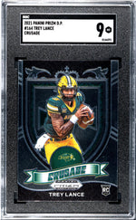 2021 Panini Prizm DP Crusade Trey Lance #164 RC SGC 9