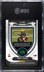 2021 Panini Prizm DP Crusade Trey Lance #164 RC SGC 9