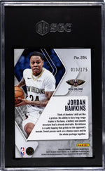 2023-24 Panini Phoenix Yellow Ice Jordan Hawkins #254 RC /175 SGC 10