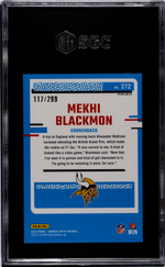 2023 Donruss Optic #272 Mekhi Blackmon Aqua Prizm /299 SGC 9.5