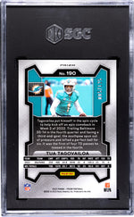 2023 Panini Prizm #190 Tua Tagovailoa Purple Prizm /125 SGC 9.5
