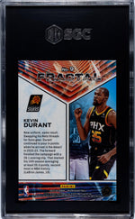 2023 Panini Prizm Fractal Kevin Durant #9 SGC 9.5