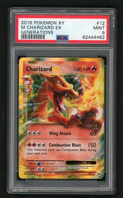 2016 Pokemon XY Generations M Charizard Ex #12 PSA 9