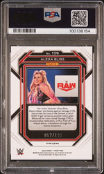 2023 Panini Prizm WWE Purple Prizm Alexa Bliss #139 /149 PSA 9