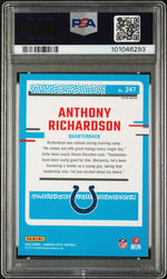 2023 Donruss Optic Rated Rookie Green Velocity Anthony Richardson #247 PSA 10