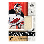 2024 Upper Deck SP Game-Used Martin Brodeur #STI-MB "Stick" to It Patch /25