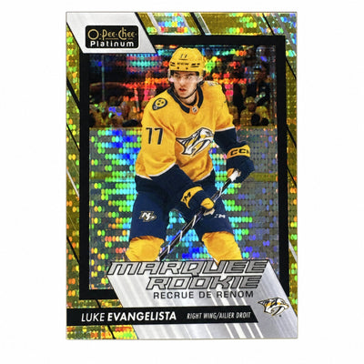2023-24 O-Pee-Chee Platinum Luke Evangelista #235 Seismic Gold /50 Rookie RC