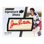 2024 Upper Deck Engrained Icons Jean Ratelle Signature Shots Stick Patch Auto