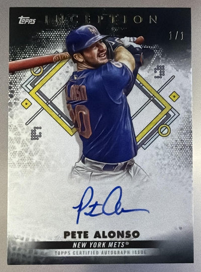 2022 Topps Inception Pete Alonso #BRES-PA Rookie and Emerging Stars Auto 1/1