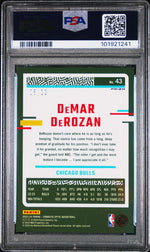 2023 Panini Donruss Optic Gold DeMar DeRozan #43 Prizm /10 PSA 8