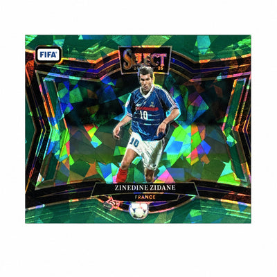 2024-25 Panini Select FIFA Zinedine Zidane #249 Green Ice Field Level SP